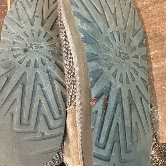 UGG Gray Tall Sweater Knit Boots see description for details sz 8 - Picture 6 of 6